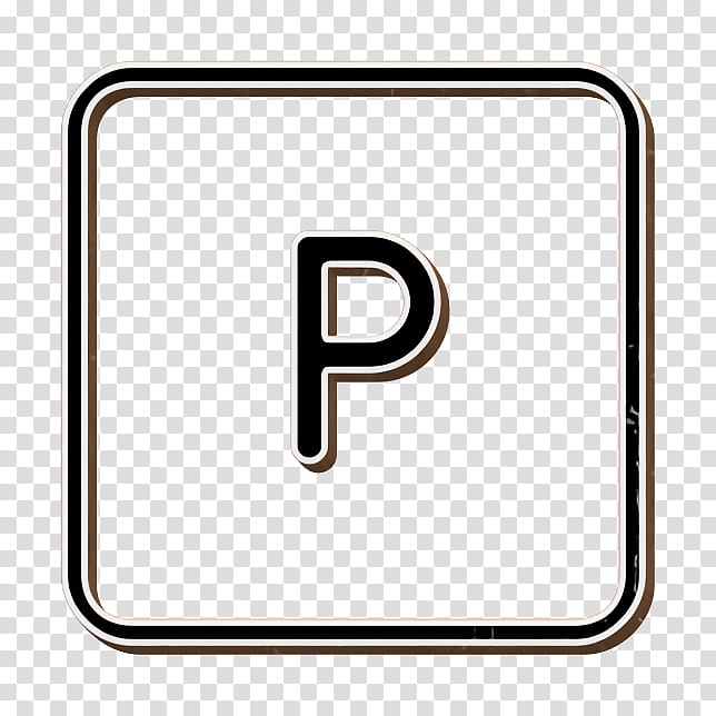 hotel icon parking icon, Line, Material Property, Rectangle, Square, Symbol transparent background PNG clipart