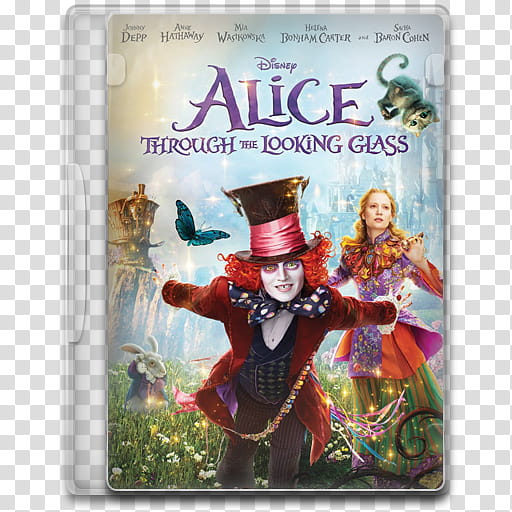 Movie Icon Mega , Alice Through the Looking Glass, Disney Alice Through the Looking Glass case transparent background PNG clipart