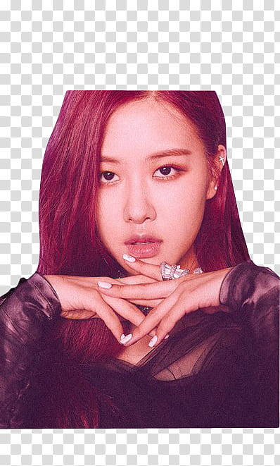 BLACKPINK SQUARE UP TEASER P , woman blond haired wearing black top transparent background PNG clipart