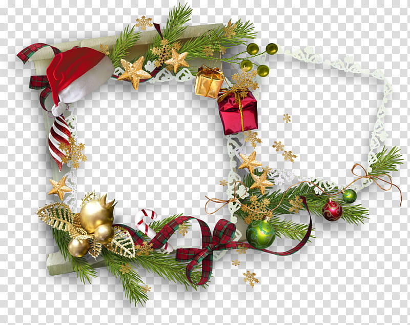 Christmas And New Year, Christmas Ornament, Wreath, Christmas Day, Frames, Gift, Christmas Decoration, Garland transparent background PNG clipart