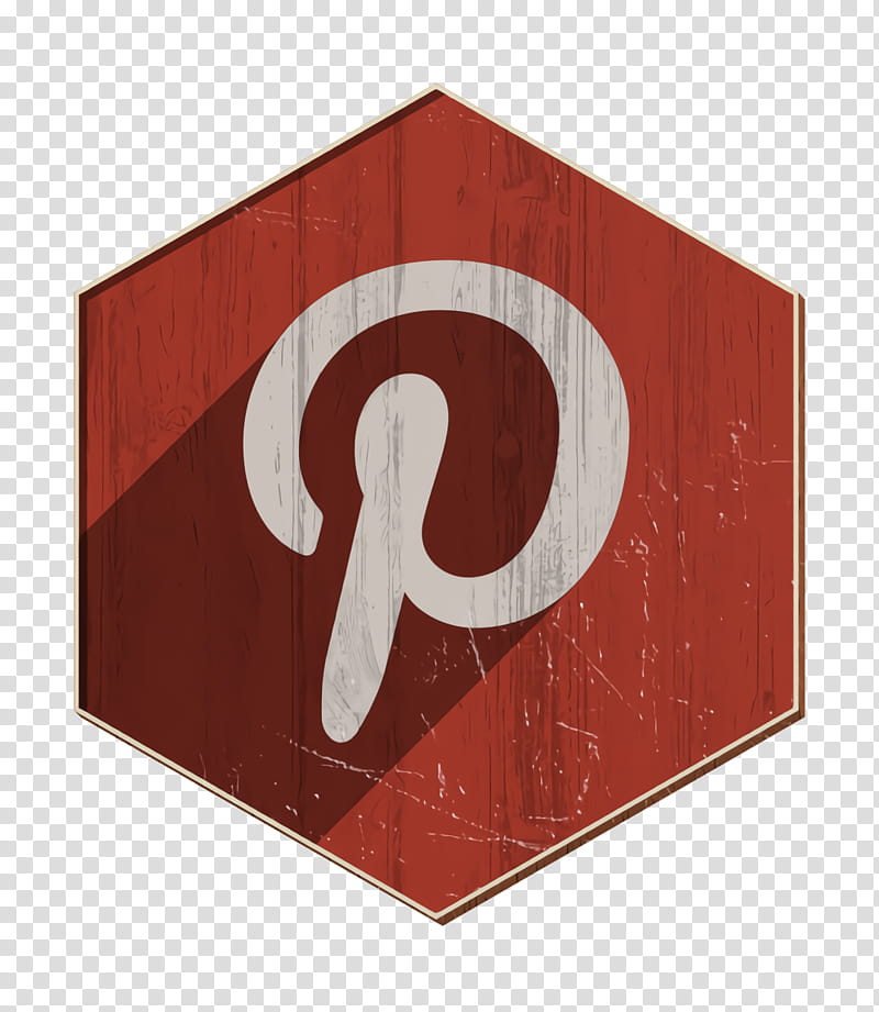 Social Media Logo, Hexagon Icon, Media Icon, Pinterest Icon, Shadow Icon, Social Icon, Number, Rectangle transparent background PNG clipart