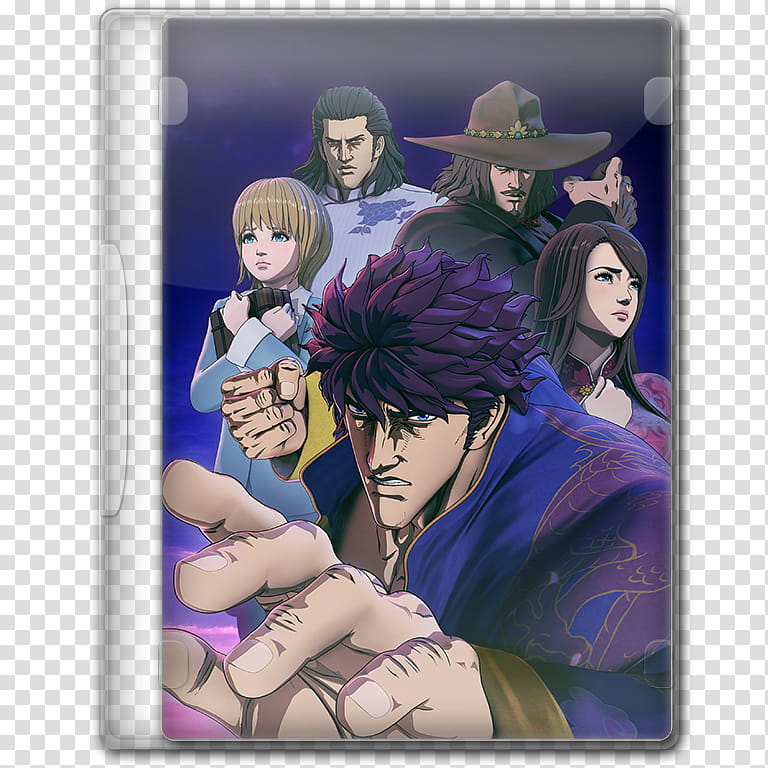 Anime  Spring Season Icon , Souten no Ken; Regenesis, man wearing blue robe transparent background PNG clipart