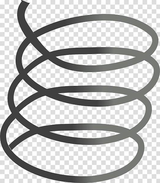 Black Circle, Spring
, Metal, Steel, Spring Steel, Document, Drawing, Black And White transparent background PNG clipart