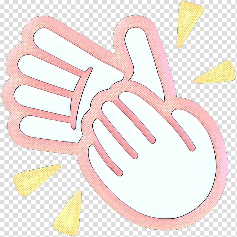 pop art retro vintage, Clapping, Applause, Hand, Emoji, Finger Snapping, Body Percussion, Cartoon transparent background PNG clipart