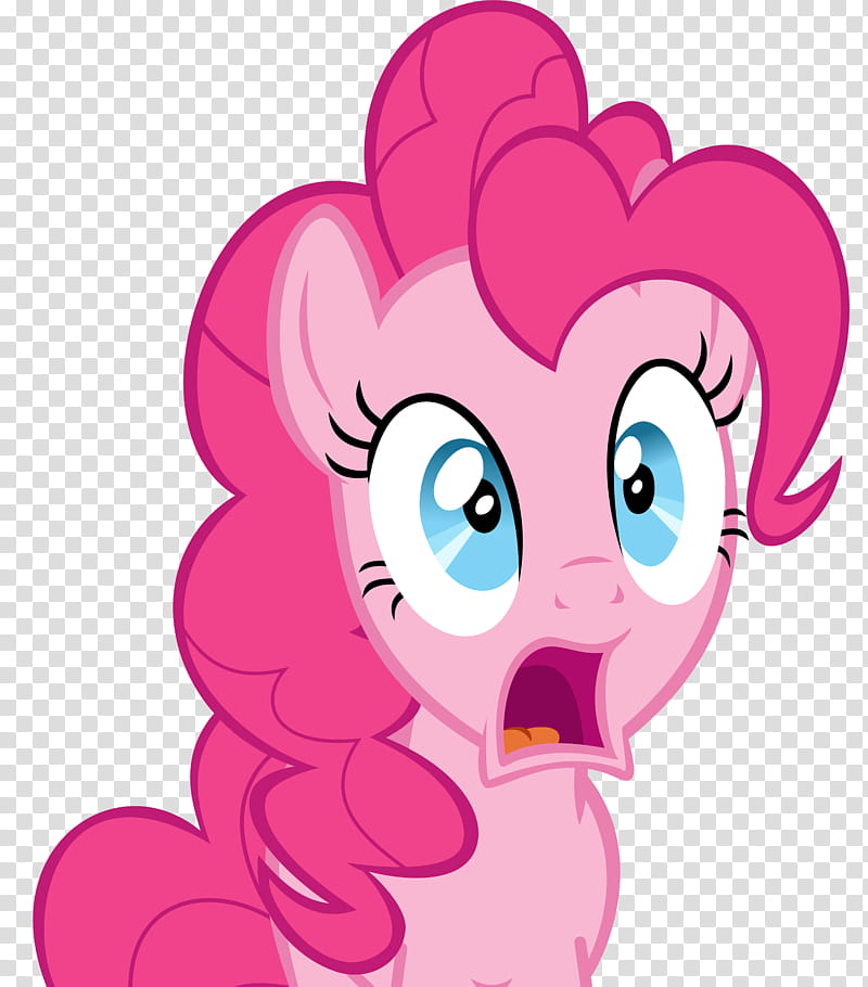 Surprised Pinkie Pie , My Little Pony transparent background PNG clipart