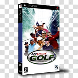 PSP Games Boxed  , ProStroke Golf, World Tour  transparent background PNG clipart