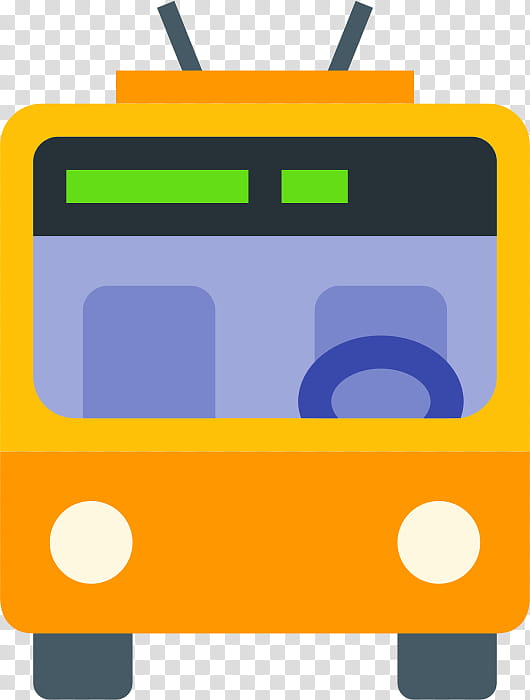 Bus Icon, Trolleybus, Microsoft Word, MICROSOFT OFFICE, Computer Software, Yellow, Orange, Line transparent background PNG clipart