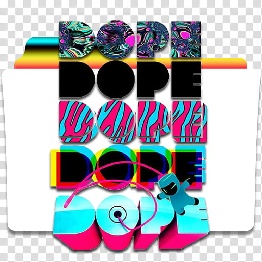 Dope Folder Icon  , DOPE_ transparent background PNG clipart