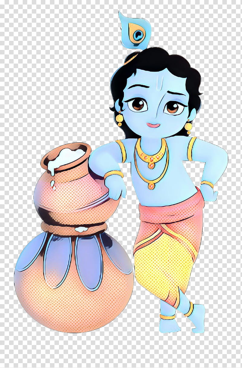 Janmashtami Art, Pop Art, Retro, Vintage, Krishna, Krishna Janmashtami, Love, Romance, Guru, Bala Krishna transparent background PNG clipart