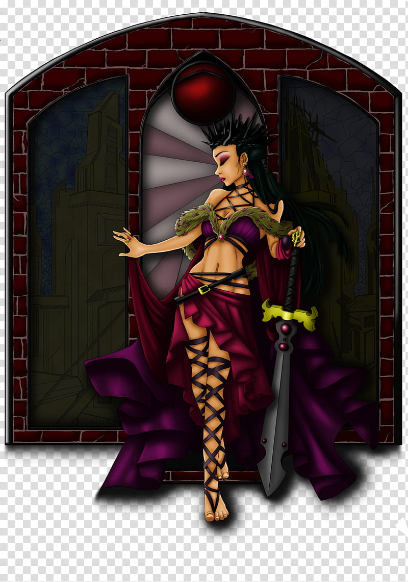Judgement Day, female character holding sword transparent background PNG clipart