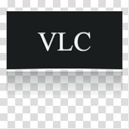 black TEXT ICO set v, VLC icon transparent background PNG clipart