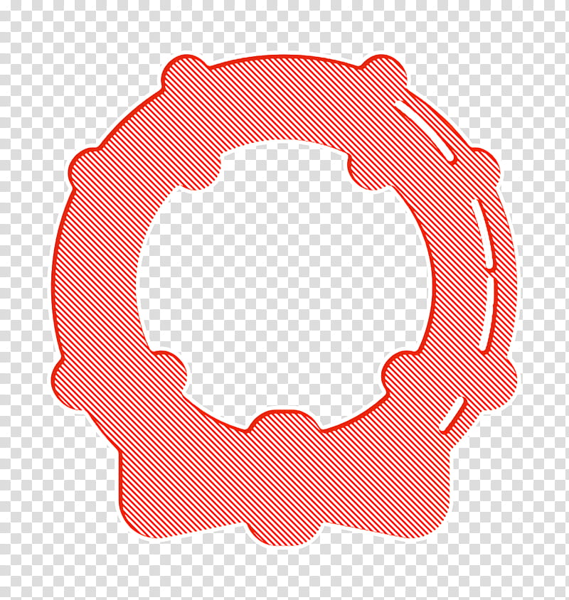 Christmas Icon, Wreath Icon, Xmas Icon, Pink M, Mouth, Circle transparent background PNG clipart