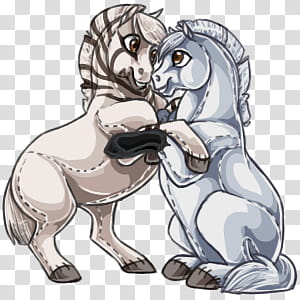 Trenton and Chance Plush Ponies transparent background PNG clipart