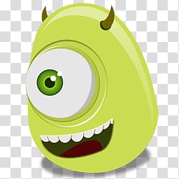 Monster inc, Mike Wazowski transparent background PNG clipart