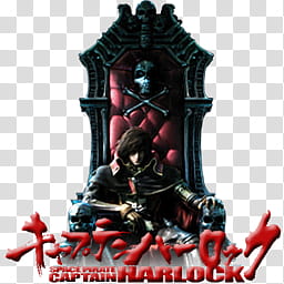 Captain Harlock Anime Icon, caiptain transparent background PNG clipart