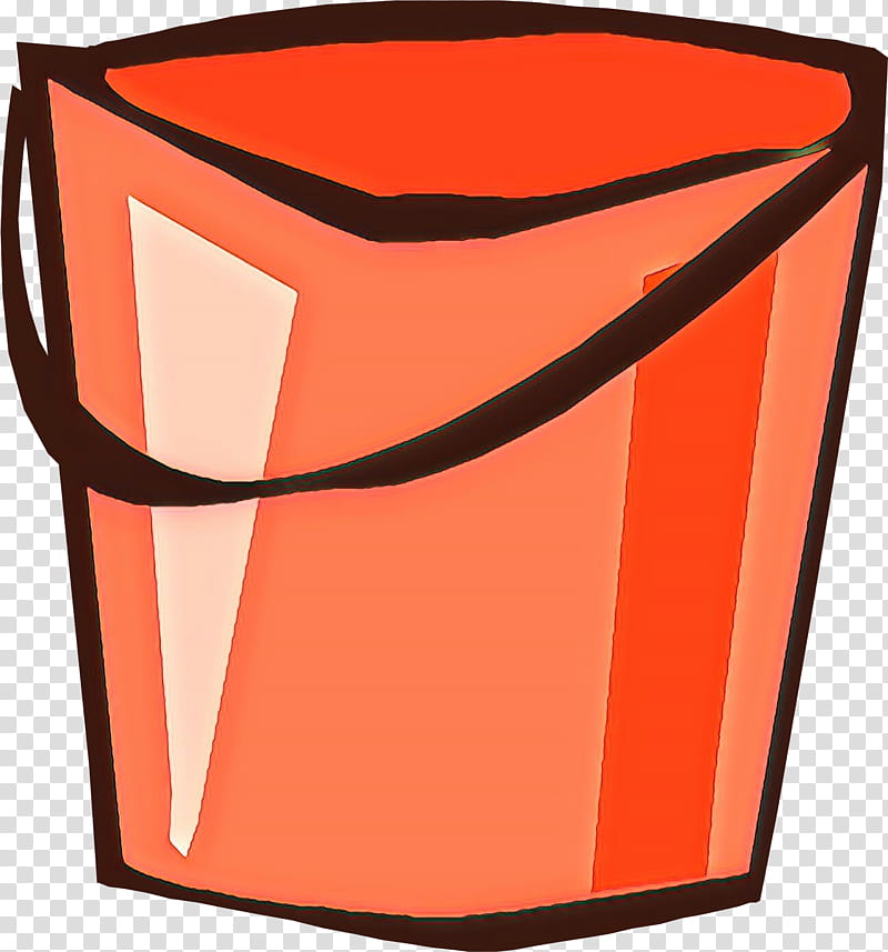 Orange, Cartoon, Waste Container, Waste Containment, Laundry Basket transparent background PNG clipart