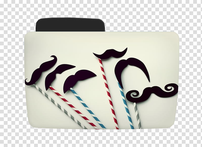 Folders en Bien Cutes D, six mustache masks transparent background PNG clipart