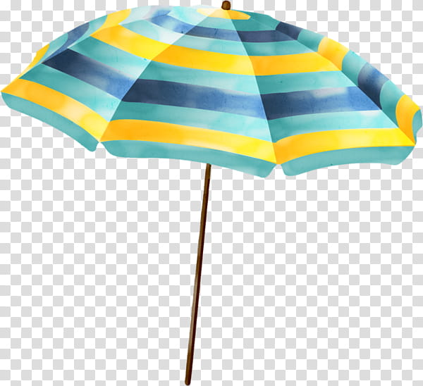 Umbrella, Sea, Blue, Ocean, Yellow transparent background PNG clipart