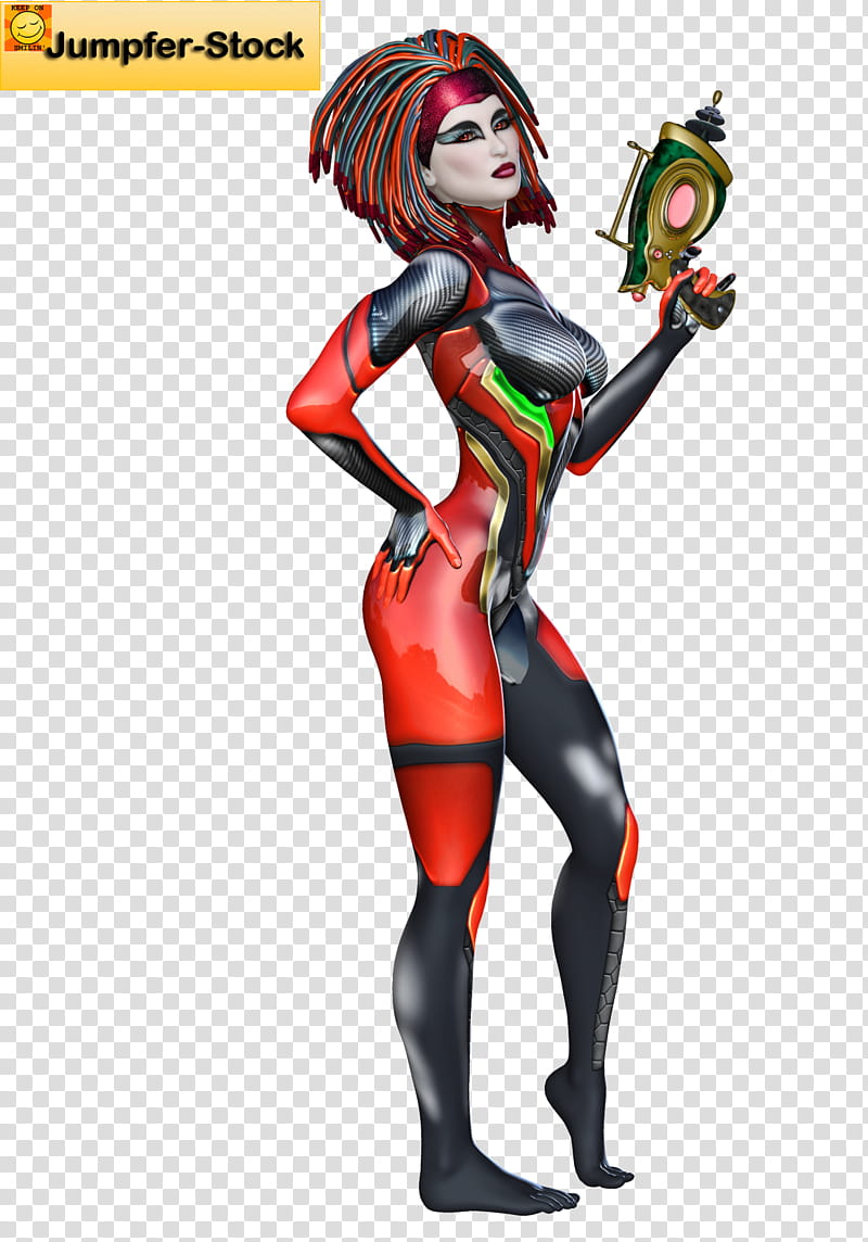 Cyber Girl , Jumpfer, PC game character transparent background PNG clipart