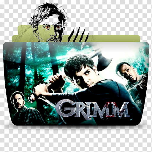 TV Folder Icons ColorFlow Set , Grimm , Grimm TV series folder icon transparent background PNG clipart