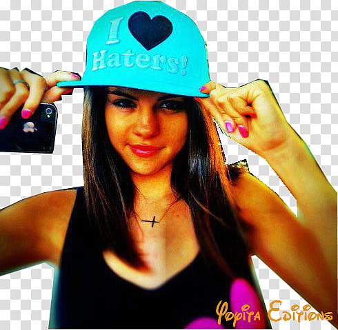 Selena Gomez I Love Haters transparent background PNG clipart