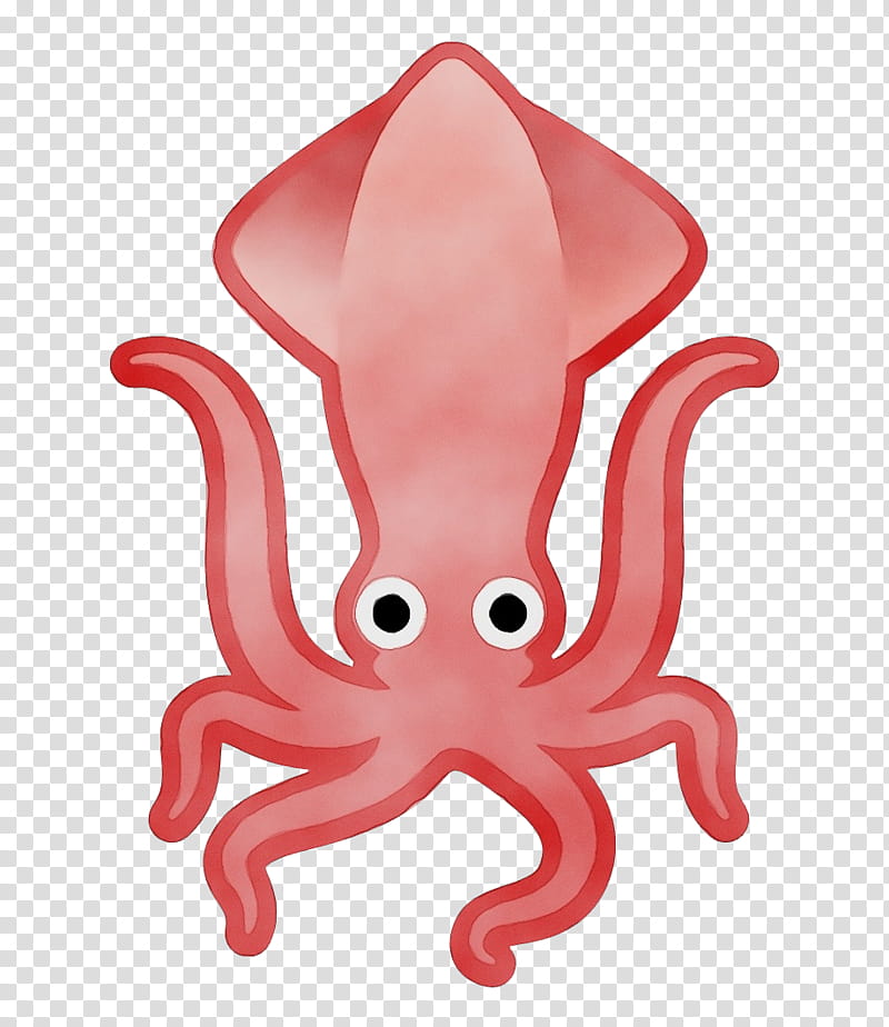 octopus giant pacific octopus pink octopus seafood, Watercolor, Paint, Wet Ink, Squid transparent background PNG clipart