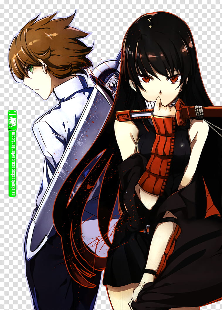 Tatsumi Akame (Akame ga Kill!), Render v transparent background PNG clipart