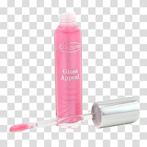 Gossip, pink lipgloss bottle transparent background PNG clipart