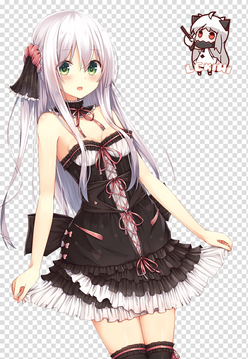 Non anime Anime Girl Render transparent background PNG clipart