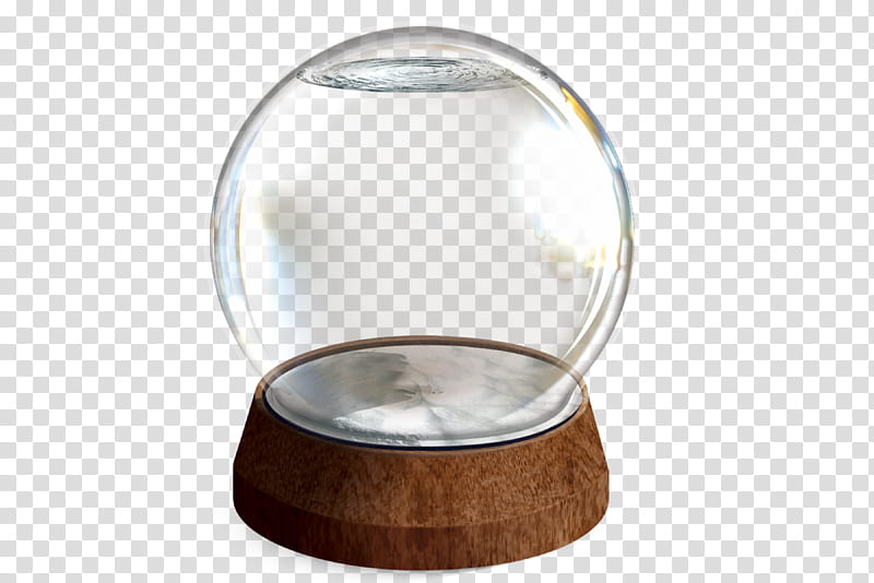 Free Snow globe, white glass ball illustration transparent background PNG clipart