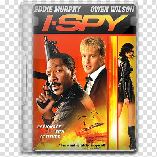 Movie Icon , I Spy, I-Spy DVD case transparent background PNG clipart