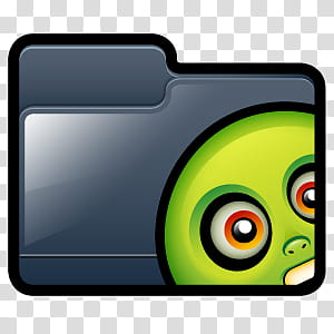Sleek XP Folders, Folder H Slimer icon transparent background PNG clipart