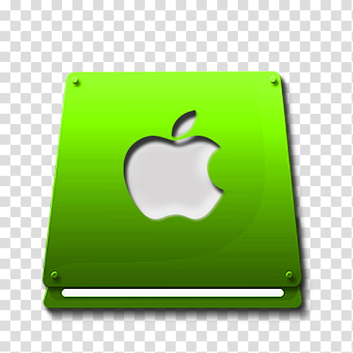 Black Shift HDD, Green Shift Apple HDD transparent background PNG clipart