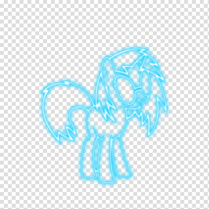 MLP Vinyl Scratch Neon transparent background PNG clipart