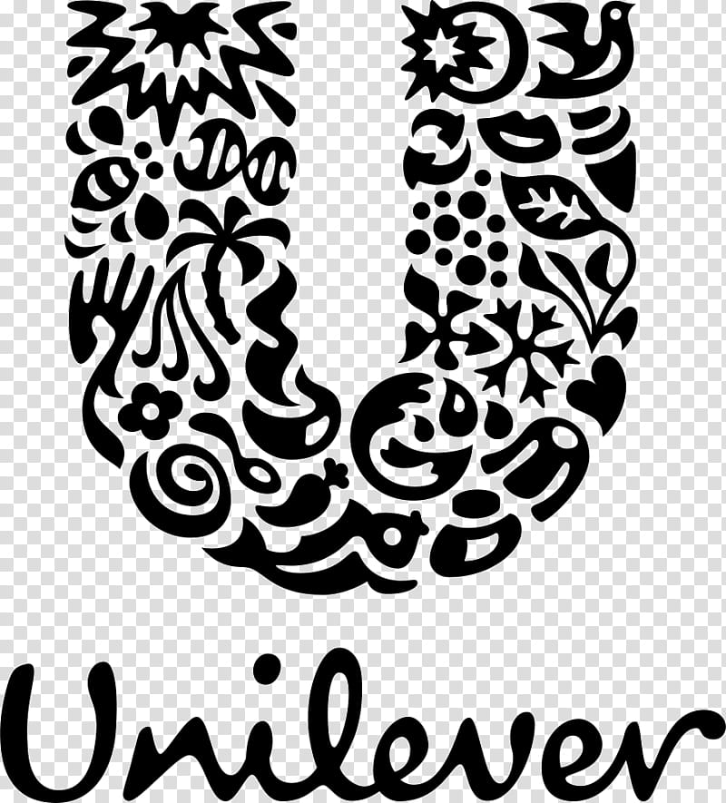 Black And White Flower, Unilever, Logo, Advertising, Company, Corporate Identity, Organization, Black And White transparent background PNG clipart