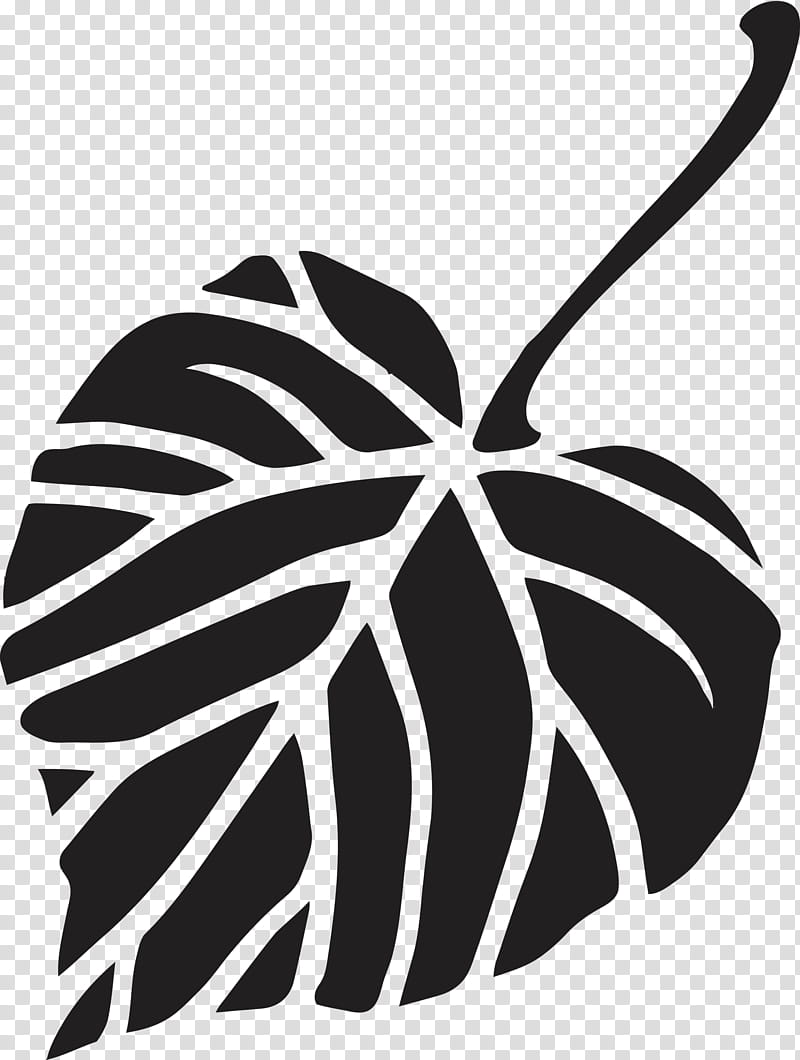 Bodhi Leaf Bodhi Day Bodhi, Blackandwhite, Plant, Herbaceous Plant, Anthurium, Flower, Plant Stem, Style transparent background PNG clipart