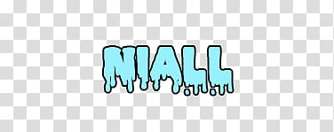 Drippy Texts S, Niall illustration transparent background PNG clipart