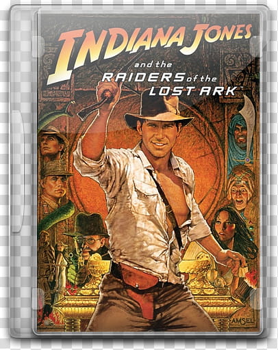 Indiana Jones DVD Case , indiana_jones_and_the_raiders_of_the_lost_ark_v transparent background PNG clipart