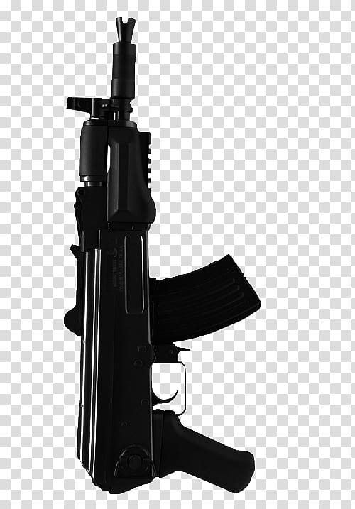 Black Golden s, black submachine gun transparent background PNG clipart