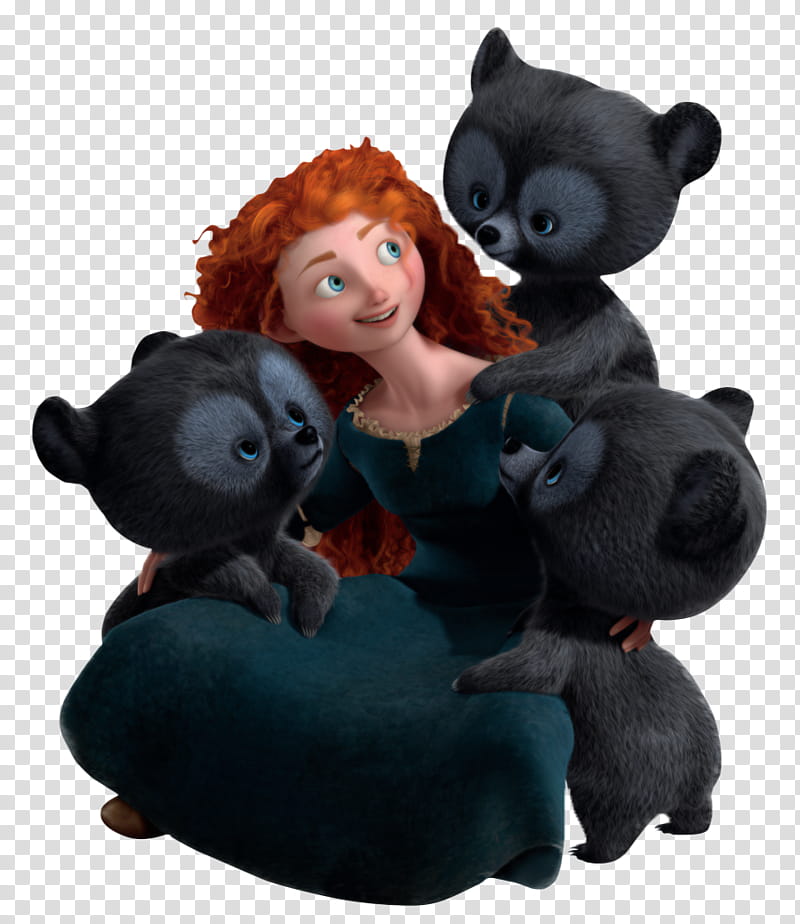Merida and bears transparent background PNG clipart