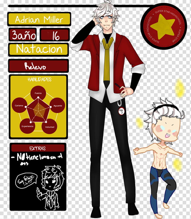 || superstar highschool || |Adrian Miller| transparent background PNG clipart