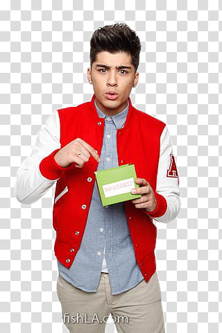 Zayn Malik, man holding box while pointing at it transparent background PNG clipart