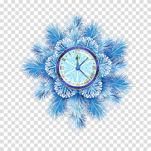 Snowflake, Clock, Wall Clock, Interior Design, Plant transparent background PNG clipart