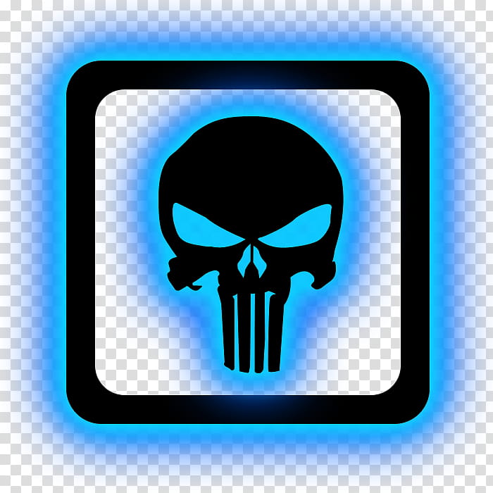 Illuminate , black The Punisher logo transparent background PNG clipart