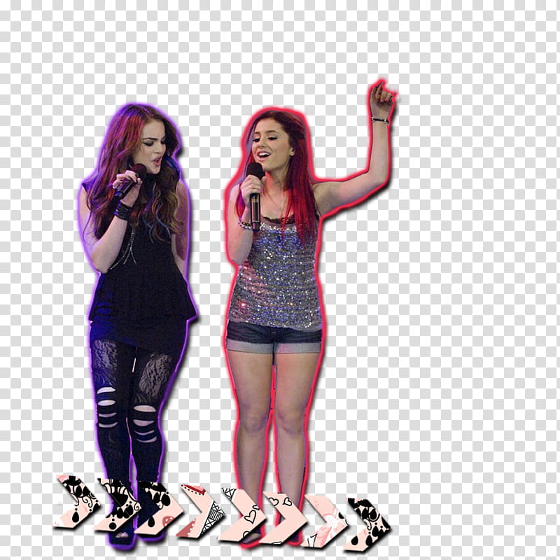 Ariana Grande y Elizabeth gillies transparent background PNG clipart