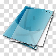 Evoluticons Color Suite s, opened aqua transparent background PNG clipart