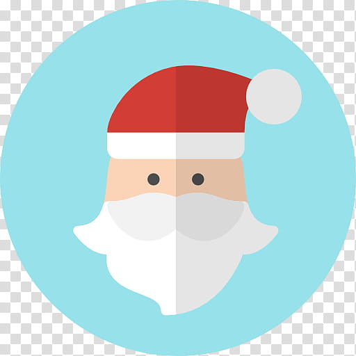 Santa Claus, Logo, Santa Claus M, Blue, Green, Nose, Smile, Circle transparent background PNG clipart