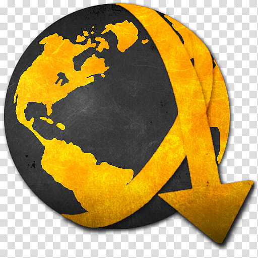 Orange Phoenix Icon , J-er, yellow and black global arrow transparent background PNG clipart
