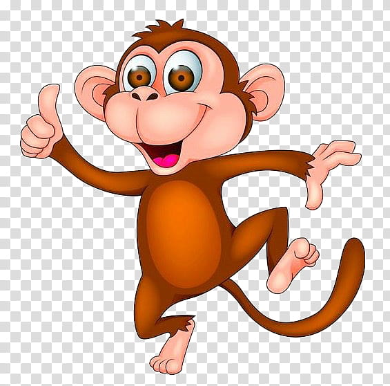 cartoon animation old world monkey tail, Cartoon transparent background PNG clipart