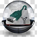 Sphere   , green sync cable transparent background PNG clipart